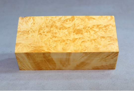 Stabilized Maple Burl Wood Mod Block